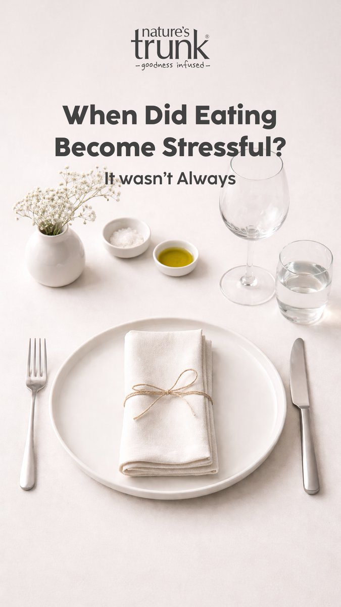 Natures_Trunk's tweet photo. Counting. Avoiding. Compensating.
Food used to be simple.
Most stress today comes from overthinking —
not overeating.
Clarity brings calm.
#FoodMindset #SimpleLiving https://t.co/yqefurideN