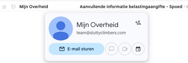 robbertstevens's tweet photo. Even ter verificatie @Belastingdienst dit is niet jullie email adres, toch? https://t.co/2seJrEv5yj