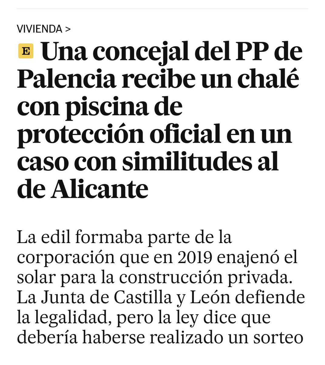 En Castilla y León es extremadamente difícil acceder a una vivienda….salvo que seas concejal del PP.

VERGÜENZA. CORRUPCIÓN.