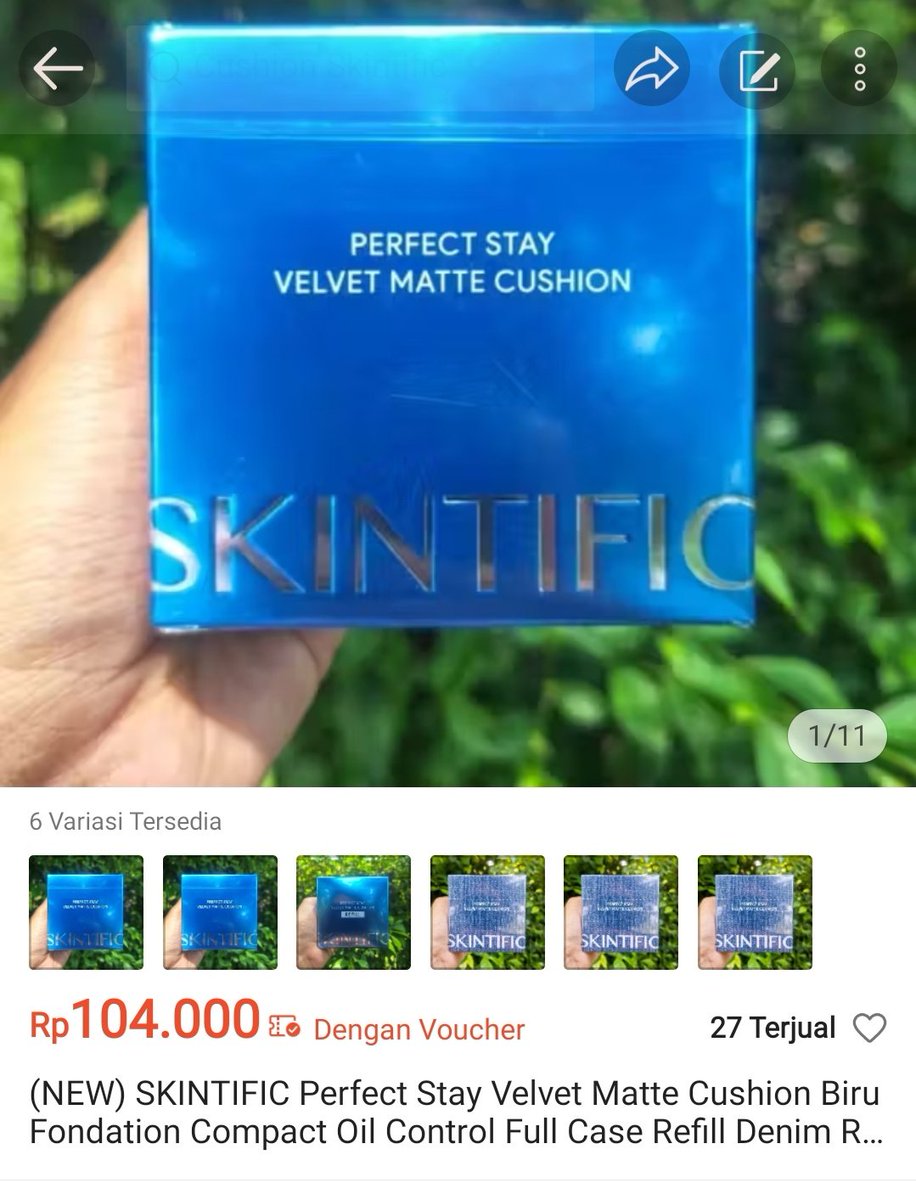 wonuungie's tweet photo. @leayayaw yuhuu^^
want to sale cushion skintific velvet matte shade ivory only 104k (harga after voc)
produknya ori beli dari ofc store (ada bukti pembeliannya)

link 🍊 ada di pinned twt yaa^^ https://t.co/8D16iCUm9P
