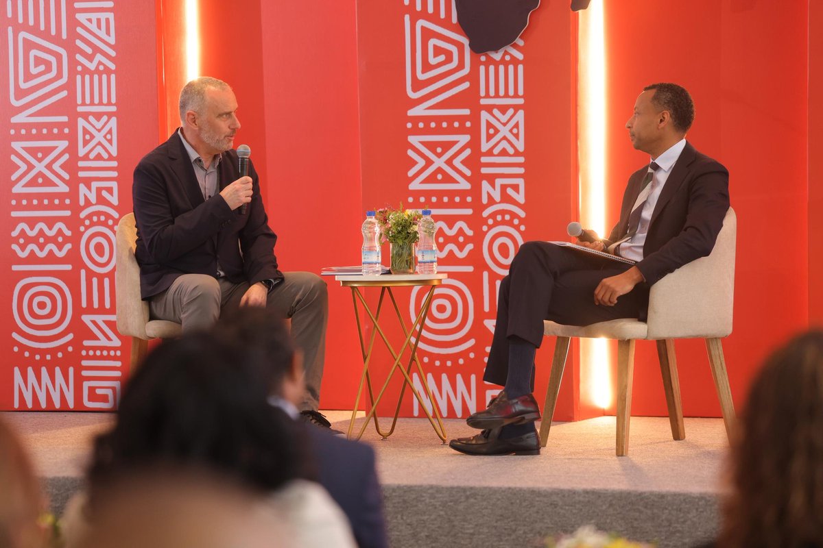 At Elevate Africa 2026 in Addis Ababa,  <a href="/btaye/">ብሩክ ታዬ Brook Taye</a>, CEO of <a href="/EIHEthiopia/">Ethiopian Investment Holdings</a>, participated in a fireside chat under the theme “Building Competitiveness: Ethiopia’s Economic Reset.” (1/3)