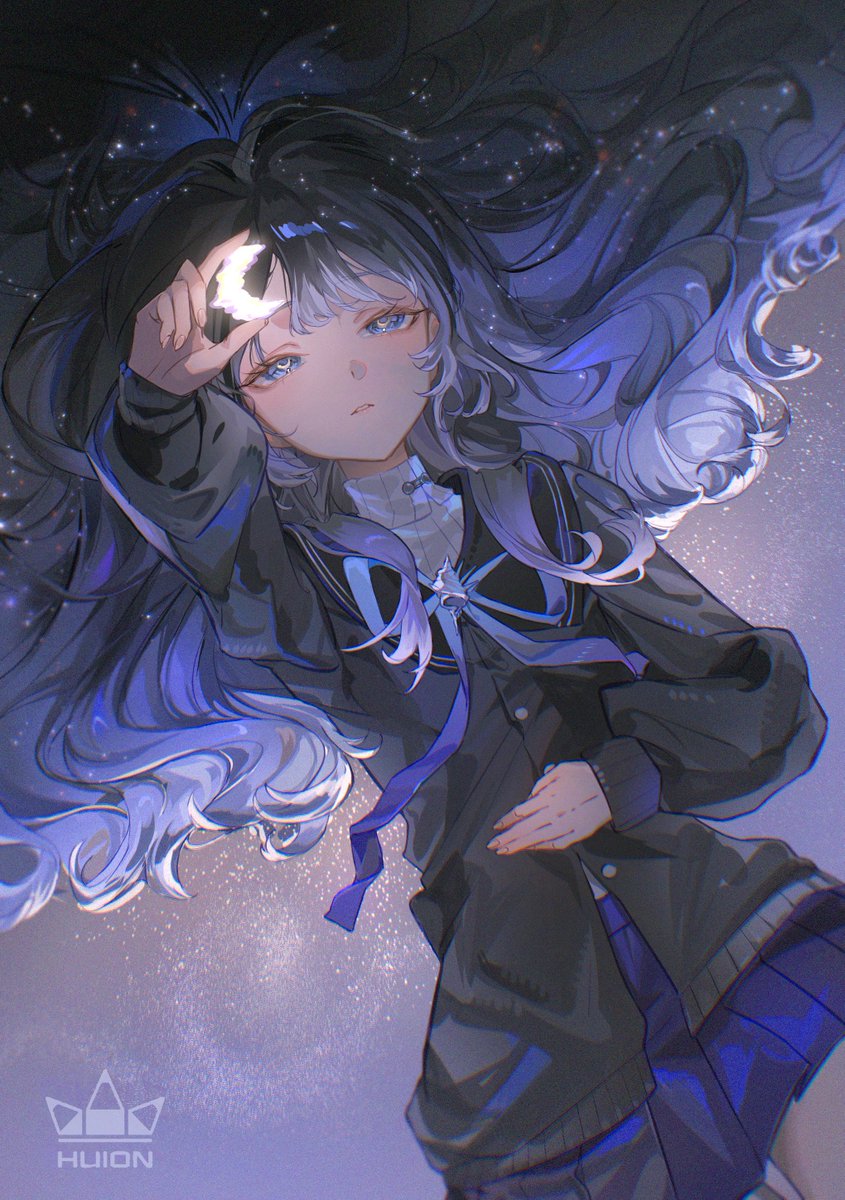 Hitohachan_'s tweet image. oc 海の少女　#Huion創作