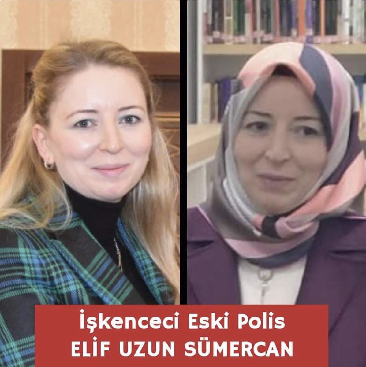 Türk ordusunun bir komutanı olan

Orgeneral Akın Öztürk'ü çırılçıplak soyarak işkence yapan 

eski polis Elif Sümercan

Devran dönüyor

Sen ve senin gibileri -dünyanın neresine kaçarsanız kaçın- bulup yargılayacağız.

Korkma 

Biz senin gibi işkenceci değiliz.