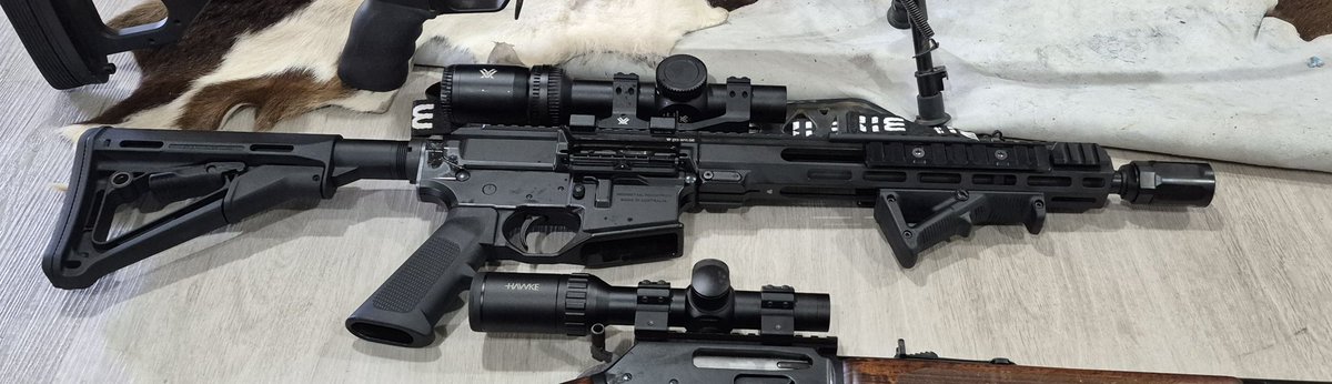 OfficialSykesS's tweet photo. QT: Your Gun.
Sorry I'm late SGT.
Big delay, but here we are. My gun of choice is the Wedgetail MPR Micro .223REM. The closest thing I can legally have to what I'm used to in Civilian life. Great at 50m-150m.
My Bergara B14 6.5CM is good for 1000m+
#BravoBase https://t.co/5XsbQW2Fyl