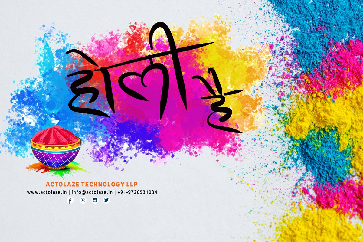 actolaze's tweet photo. Just like pixels combine to form vibrant images, this Holi, may every byte of your life be filled with colors of joy, innovation, and success. https://t.co/oEMgo6AjxK