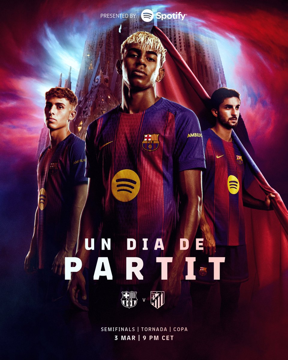 fcbarcelona_fra's tweet photo. 📍 𝐉𝐨𝐮𝐫 𝐝𝐞 𝐦𝐚𝐭𝐜𝐡
⚽ 𝐁𝐚𝐫𝐜̧𝐚 - 𝐀𝐭𝐥𝐞́𝐭𝐢𝐜𝐨 𝐝𝐞 𝐌𝐚𝐝𝐫𝐢𝐝
🏆 𝐃𝐞𝐦𝐢-𝐟𝐢𝐧𝐚𝐥𝐞 𝐫𝐞𝐭𝐨𝐮𝐫 𝐝𝐞 𝐂𝐨𝐮𝐩𝐞 𝐝𝐮 𝐑𝐨𝐢
⏰ 𝟐𝟏𝐡
🏟️ 𝐒𝐩𝐨𝐭𝐢𝐟𝐲 𝐂𝐚𝐦𝐩 𝐍𝐨𝐮

𝑇𝑜𝑢𝑡 𝑑𝑜𝑛𝑛𝑒𝑟. https://t.co/p0VzaCDRIx