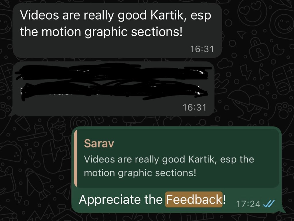 Kartik tweet media