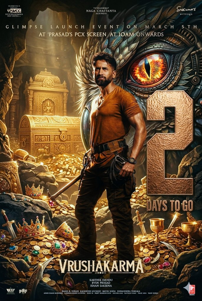 Sandy23251629's tweet image. Yuvasamrat @chay_akkineni Babu 👌🔥🔥🙌😍😍.

Hitting the bulls eye 👁 again with #Vrushakarma, #VrushakarmaGlimpse looks 👌 🔥 👀 😍 👏.

Thank you @karthikdandu86 Bro, already looks like a #Blockbuster.

This time #PanIndian impact for sure, stay glued guys....