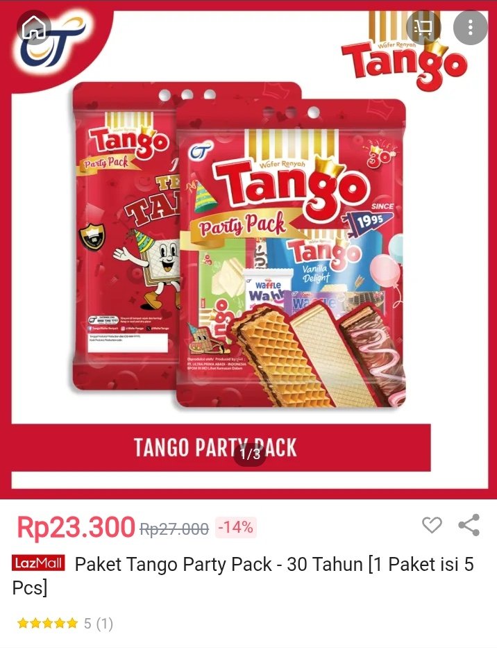 masyaallah gak kerasa puasa udah tinggal 3 minggu lagi abis itu lebaran. nih buat yang lagi Nyari Hampers Murah lgsg cuss ke lazada karena skrg lagi ada promo lazada 3.3 ramadan mega sale kaya hampers tango ini lazada.co.id/products/i8650…