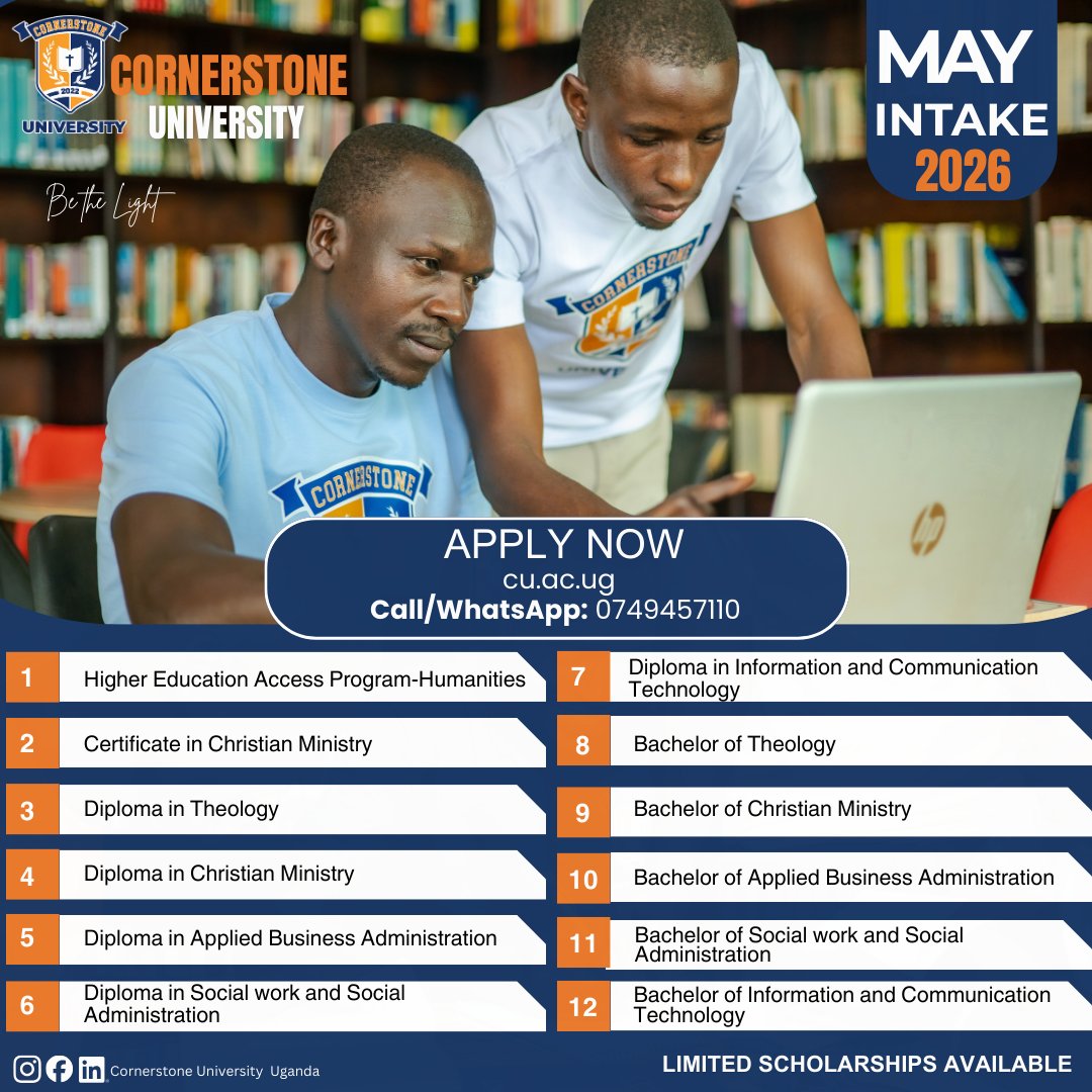 Cornerstone University, Uganda tweet media