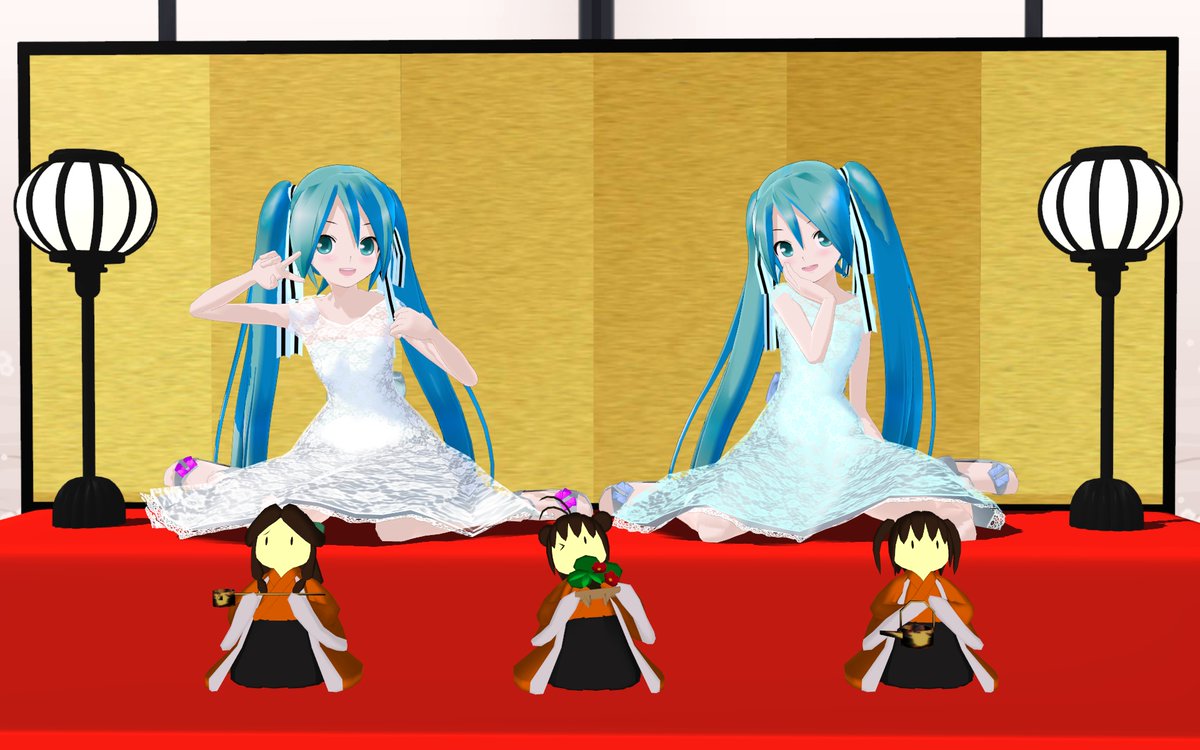 MikuMaster_AKI's tweet photo. 今日は楽しい～ひな祭り♪
#ひな祭りの日 #Lat式AKIミク #初音ミク https://t.co/Dm3IHrdPj4