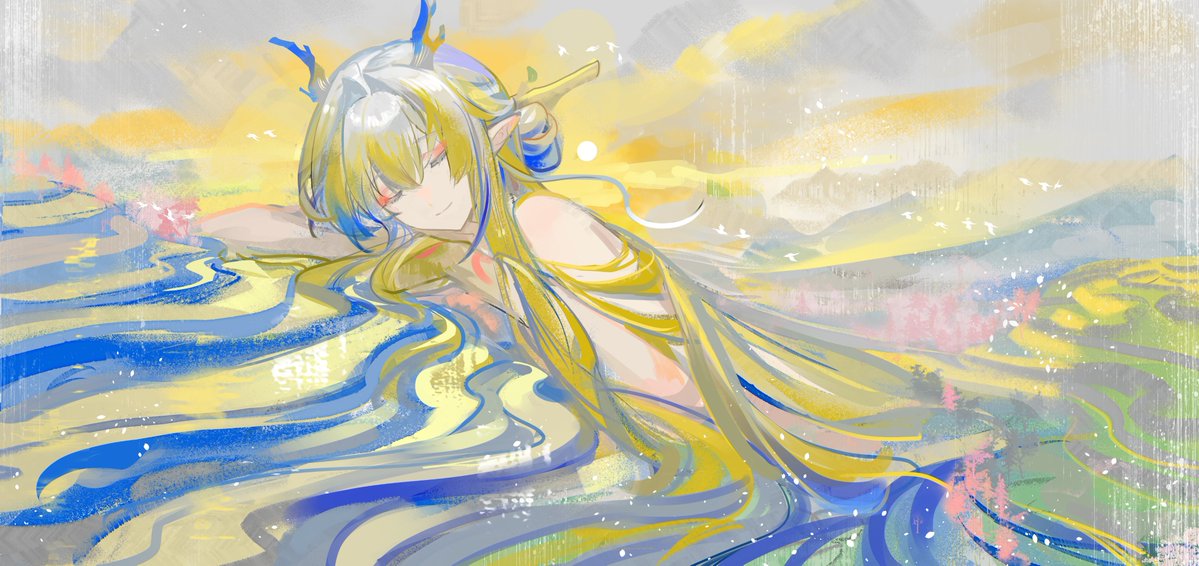 #Arknights 
应是人间落五彩