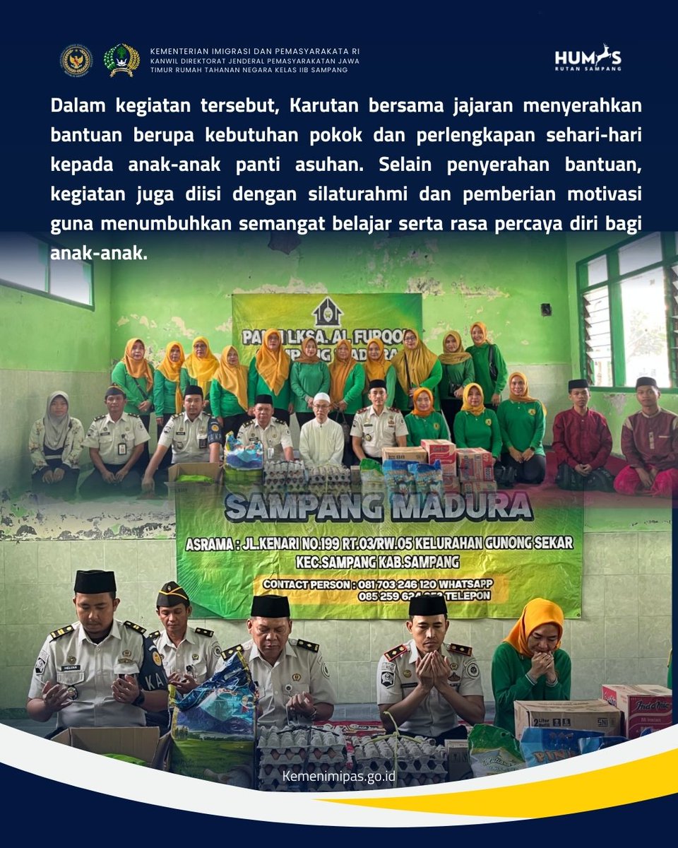 RutanSampang's tweet photo. KARUTAN MELAKUKAN BAKTI SOSIAL DI PANTI ASUHAN AL-FURQON https://t.co/XmBF9gtq5c