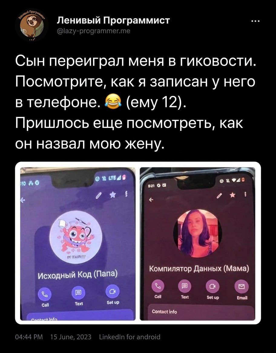 Типичный программист tweet media