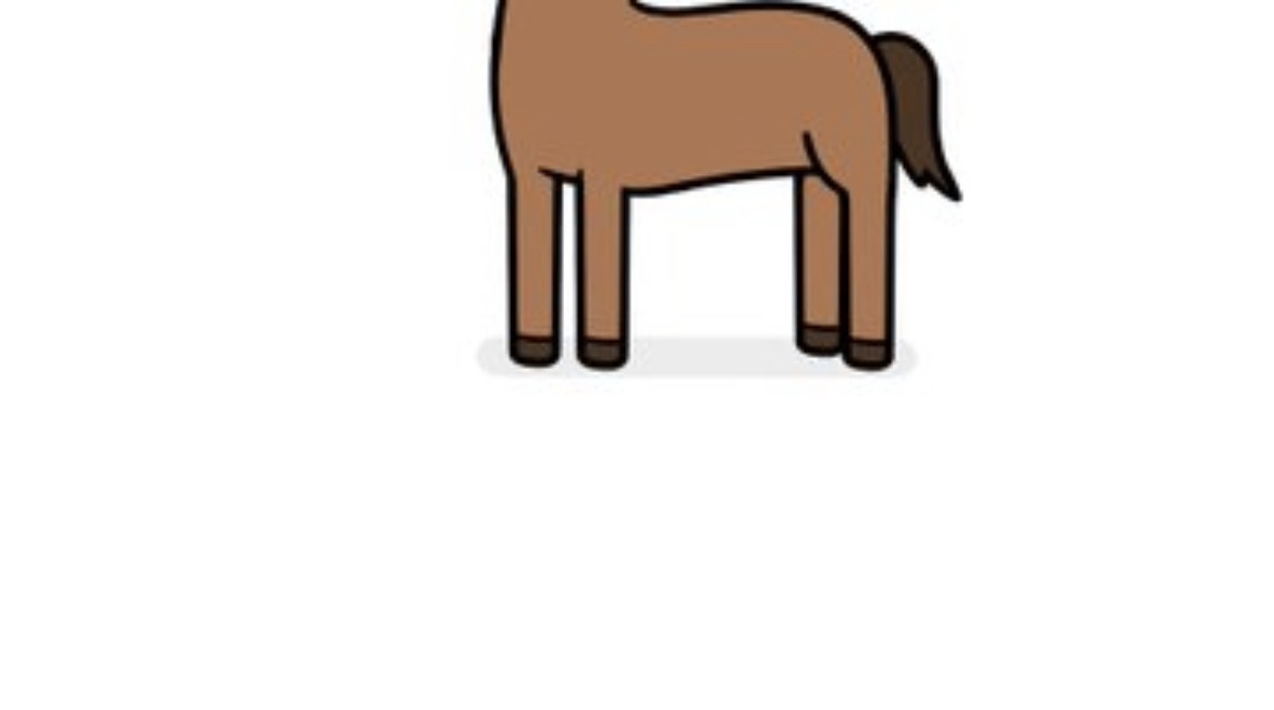 confusing_wot's tweet photo. Half man. Half horse. Full confusion. 😭