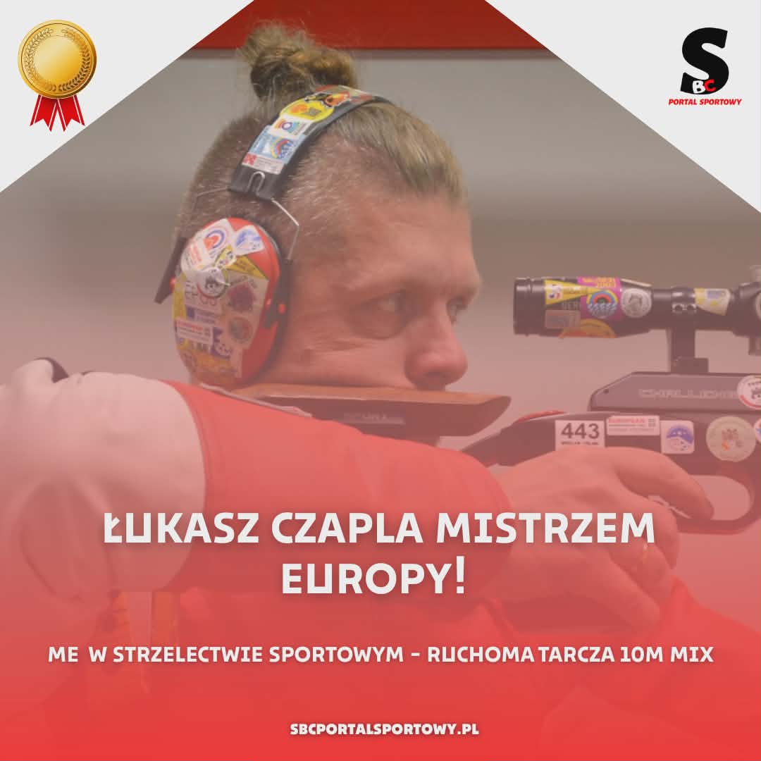 SBCPortal's tweet photo. Strzelectwo: 🔫🎯
Łukasz Czapla mistrzem Europy w konkurencji ruchoma tarcza 10 metrów mikst❗️🔥
#Czapla #Strzelectwo #shooting #RoadtoLA28 https://t.co/QZ4TEsZwPf
