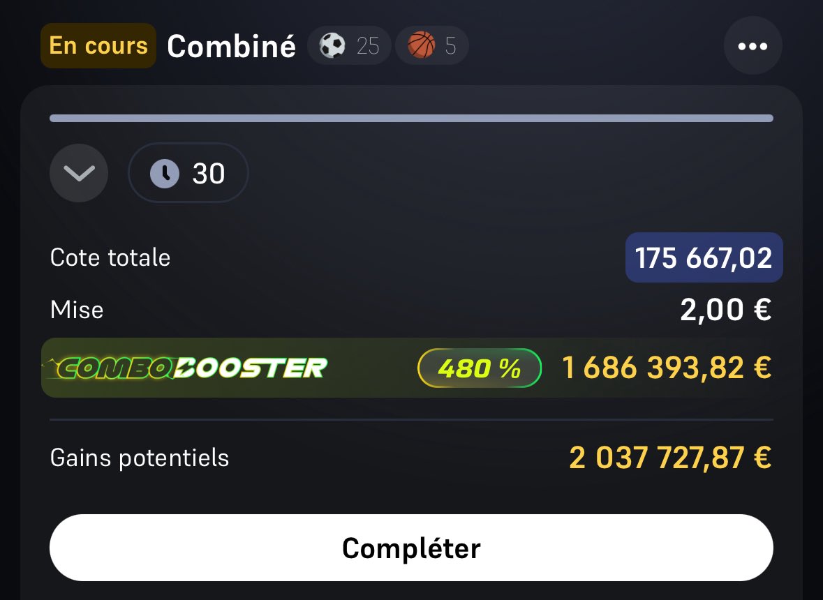 Bon là les mec j’ai eu une vision ultime ! Si il passe j’offre 37727.86€ à un mec parmis les RT