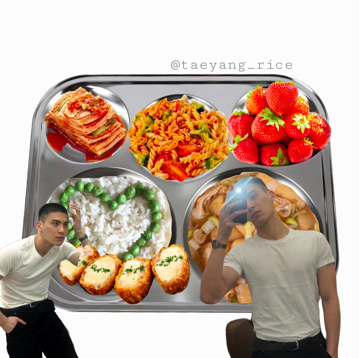 taeyang_rice's tweet photo. 260303(화) 석식  - 1일차

밥
유부장국
치즈돈가스
푸실리파스타
딸기
배추김치 

태양아 밥 맛있게 먹고 파이팅! 💚 

#유태양 #태양이의식판 #YOOTAEYANG #SF9 https://t.co/zq8xCdsXOv