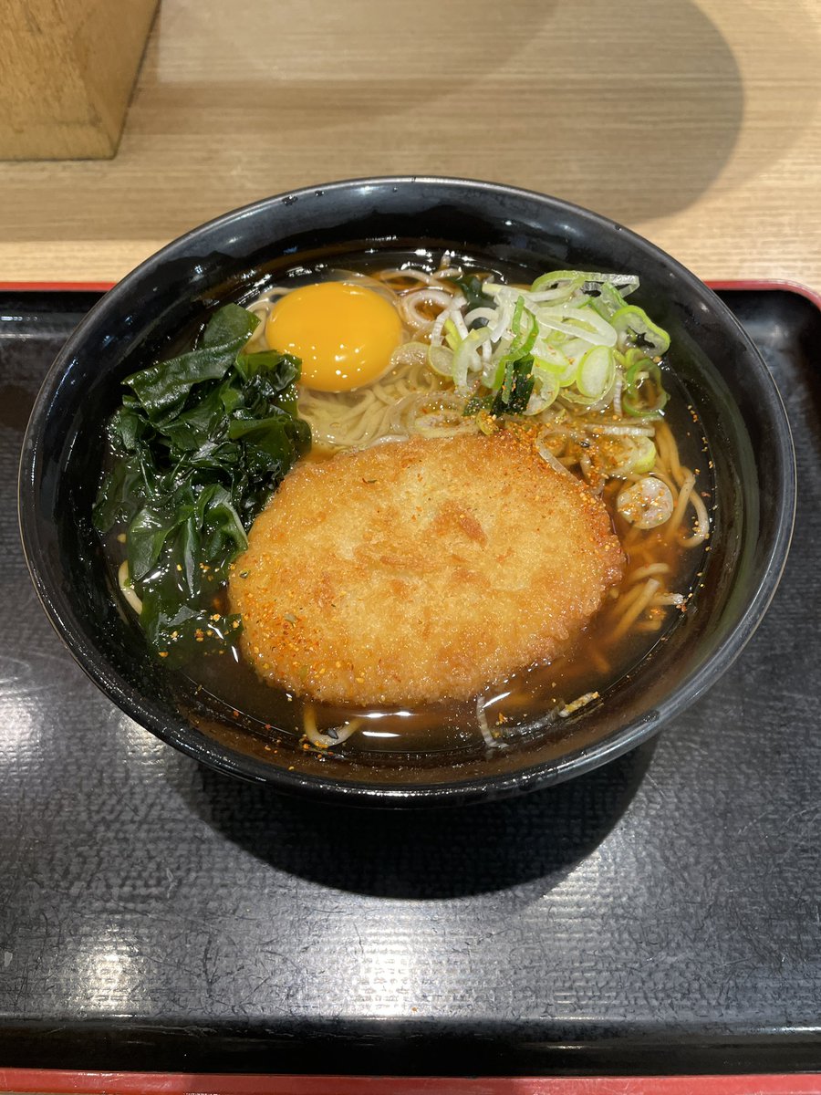 ooiminami's tweet photo. @fujisobar コロッケそば食べたいです！ https://t.co/yY9qWuOMsq