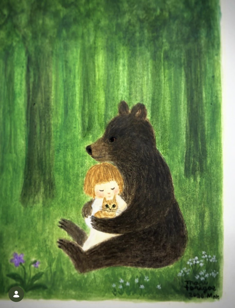 とりごえまりさんの絵画です とりごえまり | ポストカード - 乙女屋