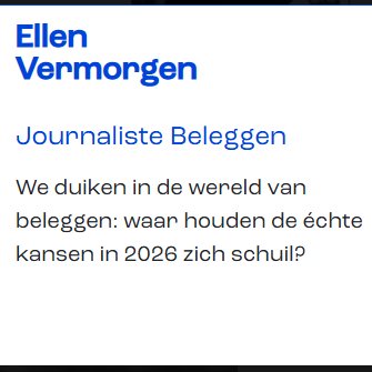 Ellen Vermorgen tweet media