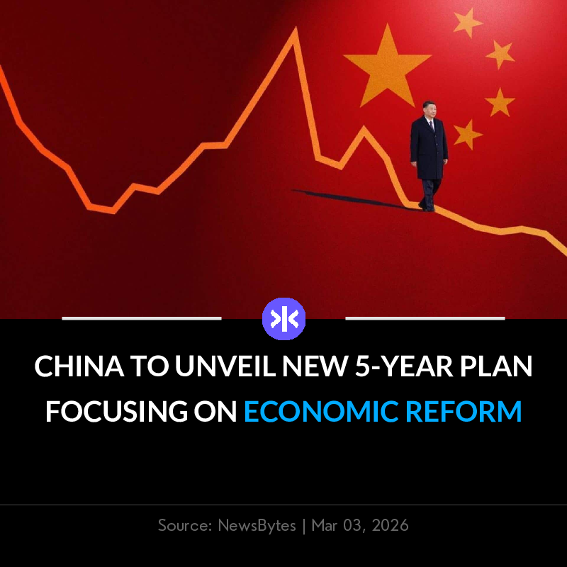 📰 China will unveil its 15th five-year plan on March 5, focusing on economic reform, tech innovation, and boosting consumer spending. Analysts expect 4.5%-5% annual growth targets.

Download Fynx App: tinyurl.com/fynx-app-ps

 #China #Economy #Reform #Technology