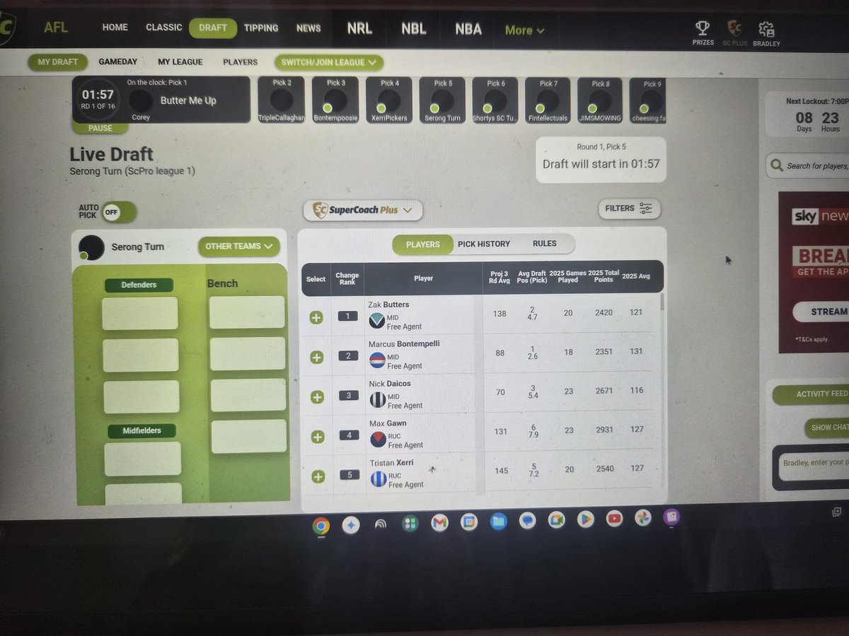 SupercoachPro91's tweet photo. #Supercoachdraft love this 😀 #aflsupercoach https://t.co/19z2Ci2Va1