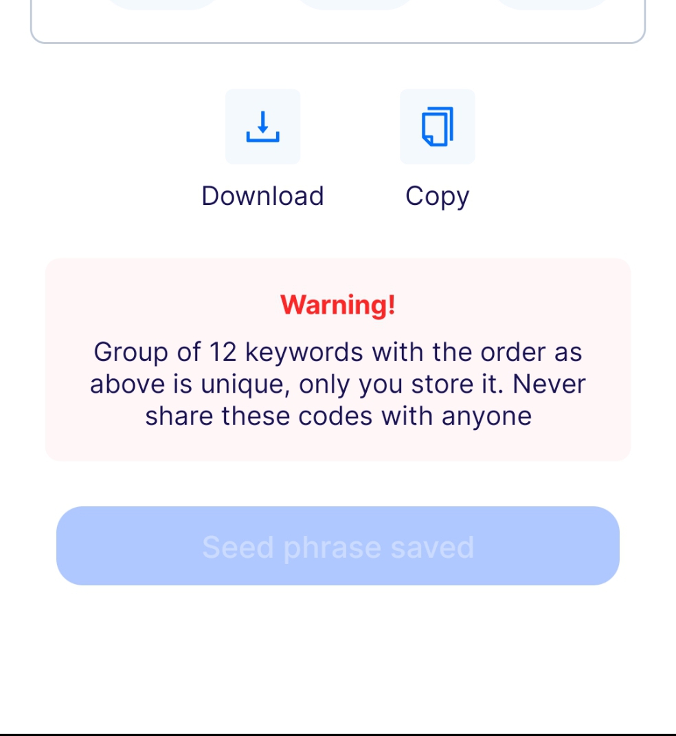 MacHenry77's tweet photo. @Rubi_Click Why can't I create a wallet address? This is what it is showing https://t.co/cKICdwSBaq