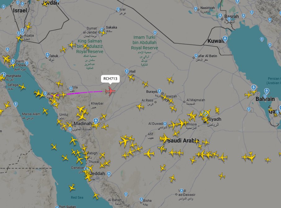 this is united state craft Aircraft type (K35R)

Boeing KC-135R Stratotanker  now flying on Saudi Arabia from US to unknow location   <a href="/iranin_arabic/">ألأحداث ألإيرانية بالعربية</a> <a href="/DailyIranNews/">Daily Iran News</a> <a href="/iraninarabic_ir/">إيران بالعربية</a>