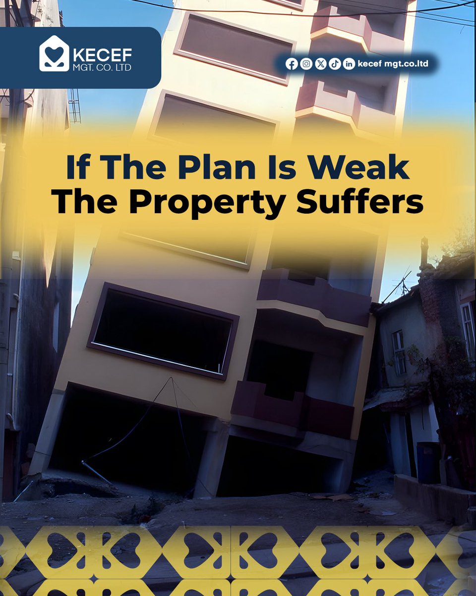 Kecefmgtco's tweet photo. A weak building plan doesn’t just affect how the property looks but poor room layouts, weak support or design mistakes can lead to expensive repairs & wasted resources.
Build smart with Kecef & protect your property
#BuildingPlan #HousingProject #VDM #Arsenal #IRAN #Construction https://t.co/a2KWL0AjJw