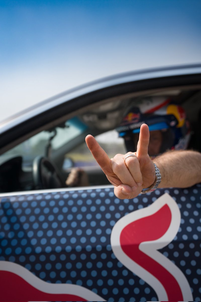 Sideways magic. An incredible driver called Abdo Feghali ran donuts ...