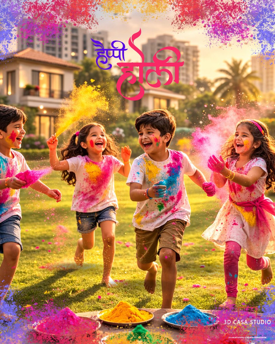 3DCasaStudio's tweet photo. Happy Holi!
Just like colors bring life to Holi, we bring life to your vision through 3D Visualization.
– Team 3D Casa Studio

#HappyHoli #Holi2026 #HoliVibes #FestivalOfColors #HoliWishes #ColorfulLife #CreativeDesign #CGIStudio #3DVisualization #3DCasaStudio https://t.co/WbpKq82H5P
