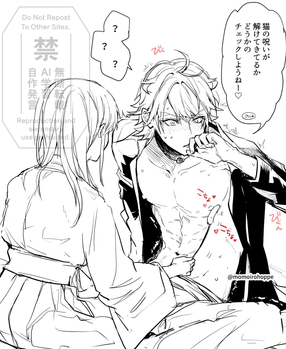 審神者「猫の呪いが解けてきてるかどうかのチェックしようねえ☺️」
さに南 微エロ 