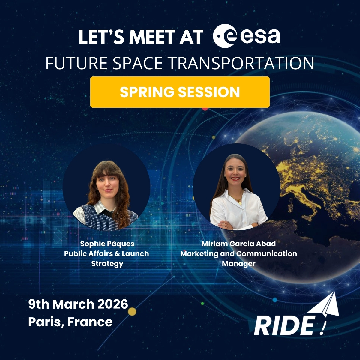 RIDE! space tweet media