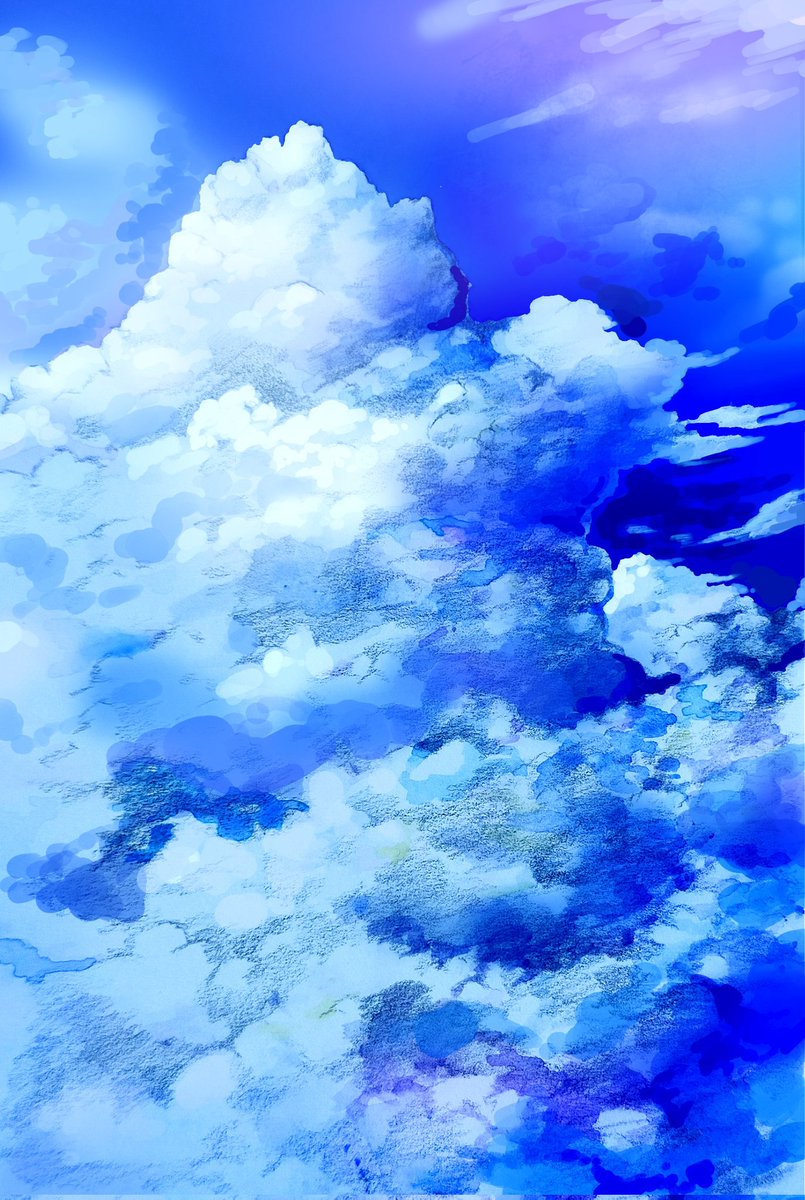piyo7410's tweet photo. 入道雲

#絵　#風景画　#背景イラスト https://t.co/CS5qp1ZwLW