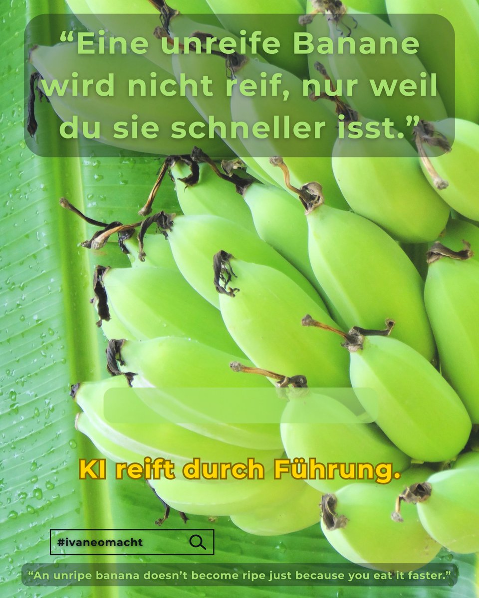 IRodella's tweet photo. Ich habe noch keinen Mittelständler erlebt, bei dem KI an der Technik gescheitert ist.

Aber viele, die ohne Zielbild losgelaufen sind und am Ende ...

Neugierig? https://t.co/rjjJxB9mXU #ivaneomacht https://t.co/u8KGpWETdZ