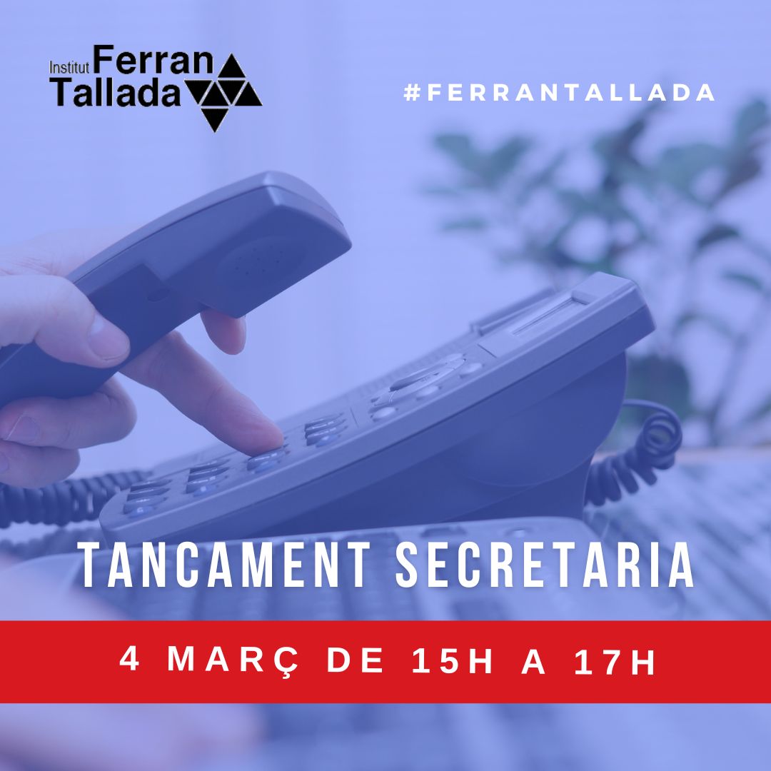 IES FERRAN TALLADA tweet media