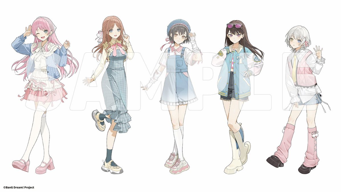 MyGO 海外限定 Aniplus Cafe 5人グッズセット お知らせ】 「BanG Dream