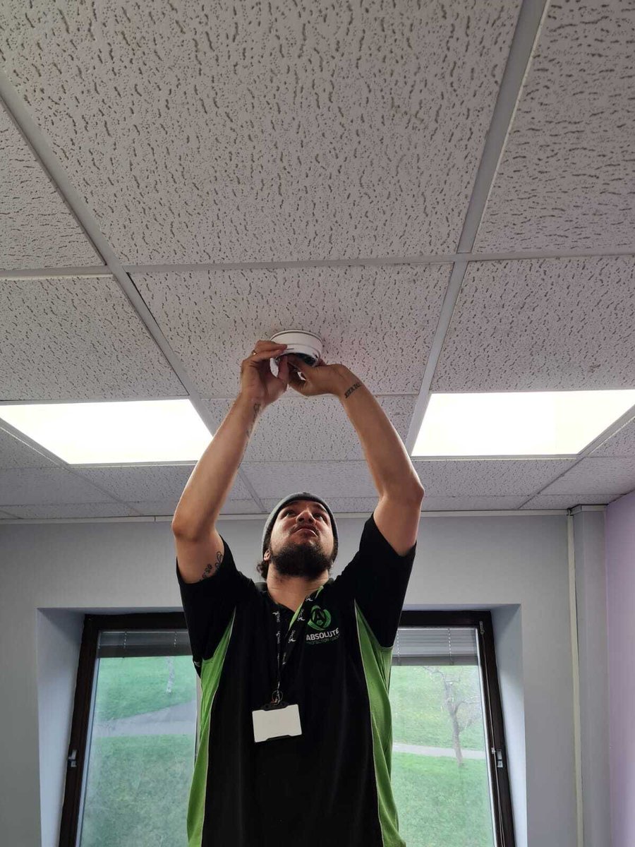 absolute_gp's tweet photo. A small job completed last week, installing extra smoke detectors to the new office spaces at a community hub in Chatham. https://t.co/NcZwxuIA9e