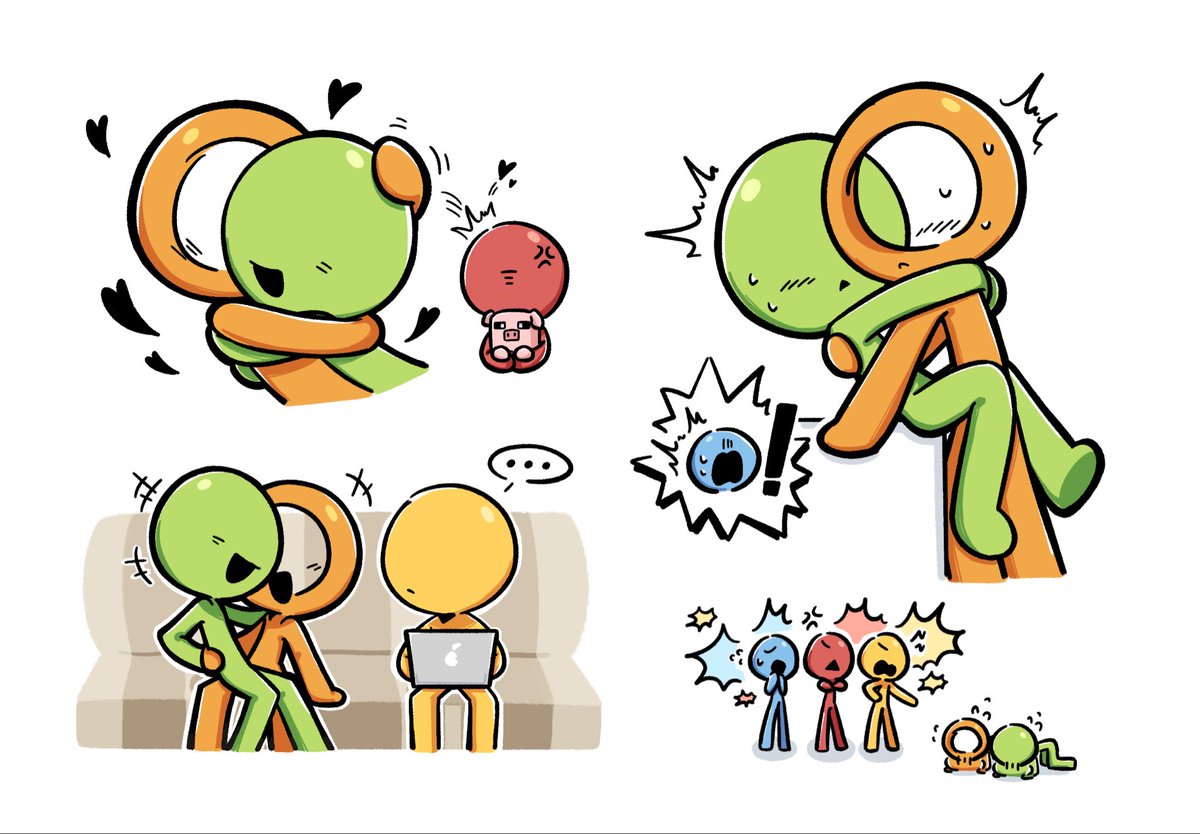 cyxixod's tweet photo. 🧡💚 https://t.co/ZJABEgOxZ0