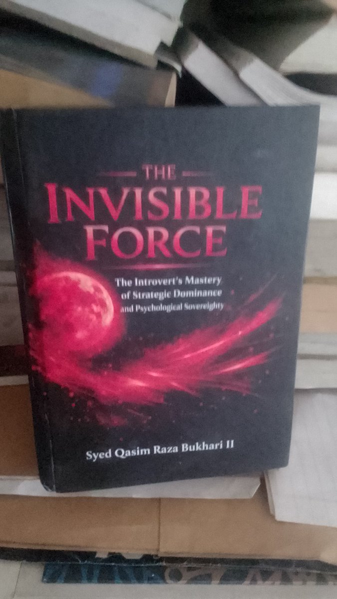 AdvSyedQasim's tweet photo. Alhamdullah..♥️♥️♥️♥️
Book
The Invisible Force

By

Syed Qasim Raza Bukhari ||

سید قاسم رضا بخاری https://t.co/oiWQxXa3Mx