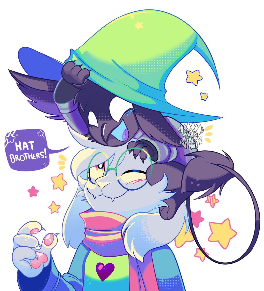 I think these two could get along.
[ #DELTARUNE #DEADLOCK ]