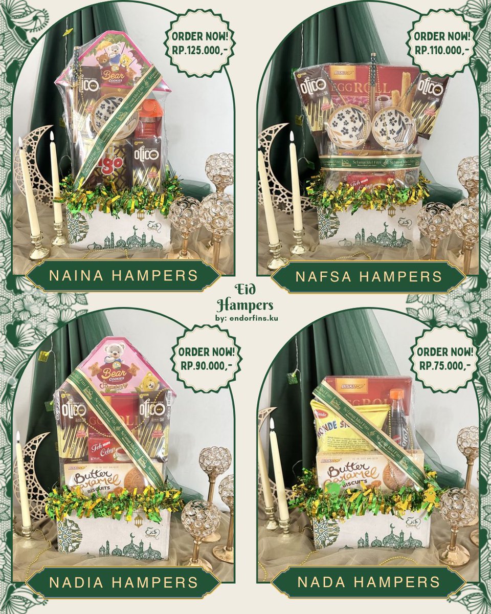 endorfinnmu's tweet photo. PARCEL LEBARAN EKSKLUSIF MURAH✨🌙
by: @endorfins.ku

Packing supeer rapih, eksklusif,
Harga paling murah diantara sebangsanya 😭🫶

#parcellebaran #parcelsemarang #hamperssemarang #hamperslebaran #parcellebaransemarang #parcelsemarangmurah #parcellebaranmurah #hampersmurah https://t.co/nBtU14Djw9