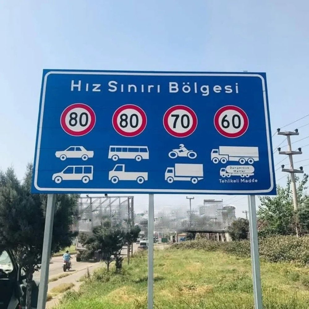 aykiri's tweet photo. Sürücülere kötü haber, hız toleransı uygulaması sona erdi. Hız sınırının 6 km aşılması durumunda ceza kesilecek.
Yerleşim yeri içinde hız aşım cezaları:
• 6-10 km/s aşım: 2.000 TL
• 11-15 km/s aşım: 4.000 TL
• 16-20 km/s aşım: 6.000 TL
• 21-25 km/s aşım: 8.000 TL
• 26-35 km/s aşım: 12.000 TL
• 36-45 km/s aşım: 15.000 TL
• 46-55 km/s aşım: 20.000 TL + 30 gün ehliyete el koyma
• 56-65 km/s aşım: 25.000 TL + 60 gün ehliyete el koyma
• 66 km/s ve üzeri aşım: 30.000 TL + 90 gün ehliyete el koyma
Otoyol ve devlet yolu hız aşımı cezaları:
• 11-15 km/s aşım: 2.000 TL
• 16-20 km/s aşım: 4.000 TL
• 21-25 km/s aşım: 6.000 TL
• 26-30 km/s aşım: 8.000 TL
• 31-40 km/s aşım: 12.000 TL
• 41-50 km/s aşım: 15.000 TL
• 51-60 km/s aşım: 20.000 TL + 30 gün ehliyete el koyma
• 61-70 km/s aşım: 25.000 TL + 60 gün ehliyete el koyma
• 71 km/s ve üzeri aşım: 30.000 TL + 90 gün ehliyete el koyma
