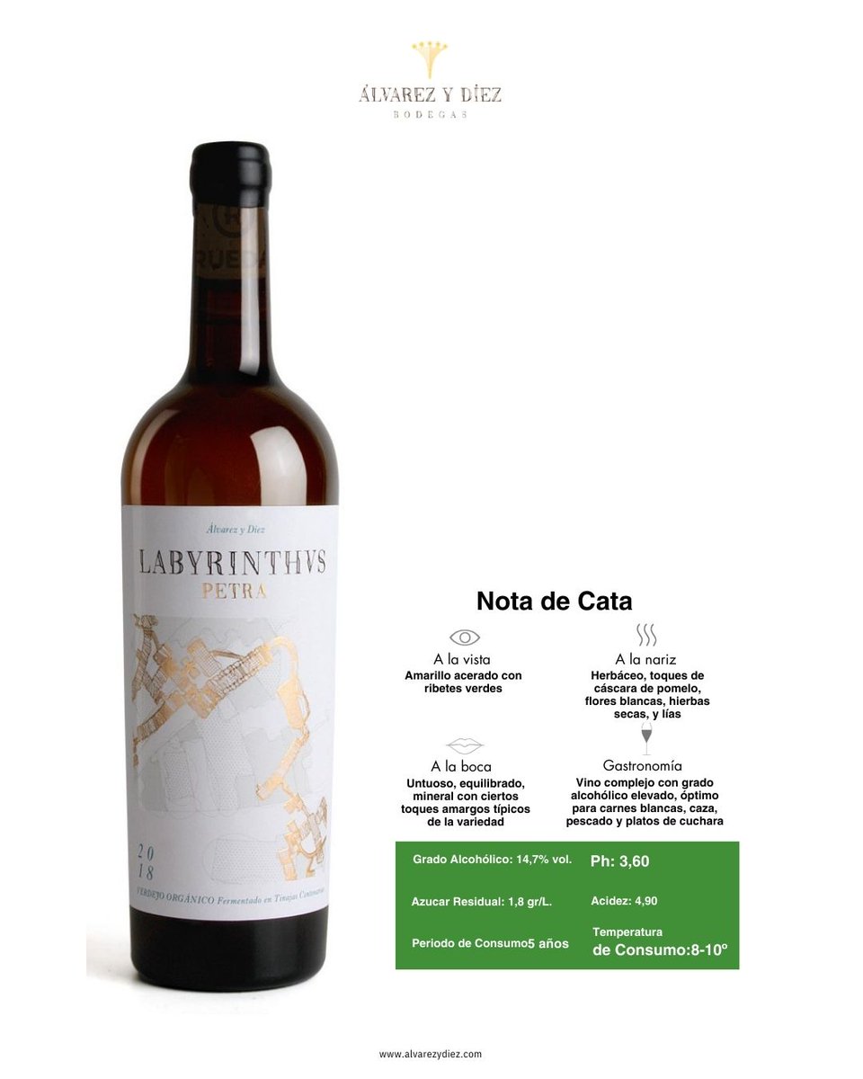 Poco más que añadir, señoria, sobre nuestro Labyrinthvs salvo: Guárdense esta NOTA DE CATA y compartan con sus winelovers favorit@s

👉alvarezydiez.com