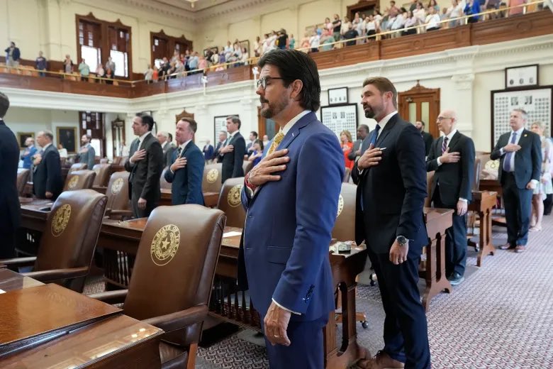 AFpost's tweet photo. More than 70 Texas House Republicans signed a letter to Congress calling for a freeze on all immigration and H-1B visa issuances in the wake of the Austin bar shooting, which was carried out by a legal immigrant from Senegal.

Follow: @AFpost https://t.co/CDDgpMiLLe