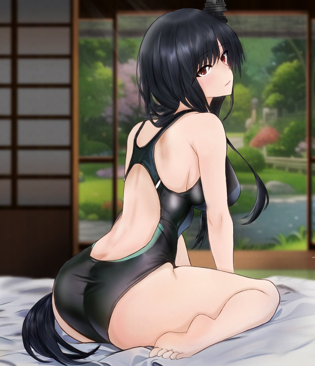 過去絵の扶桑のこれが好きなので、これっぽいの描いてます 