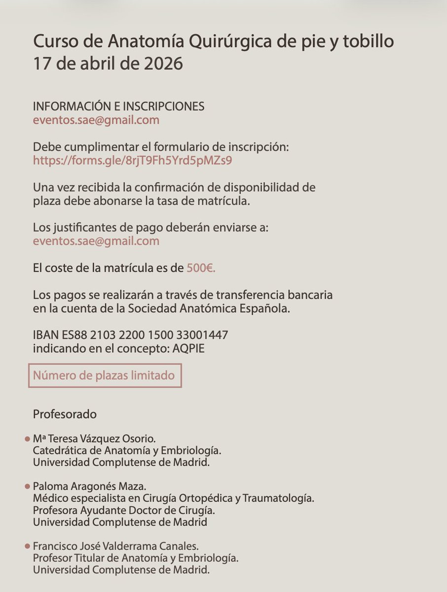 Sociedad Anatómica Española tweet media