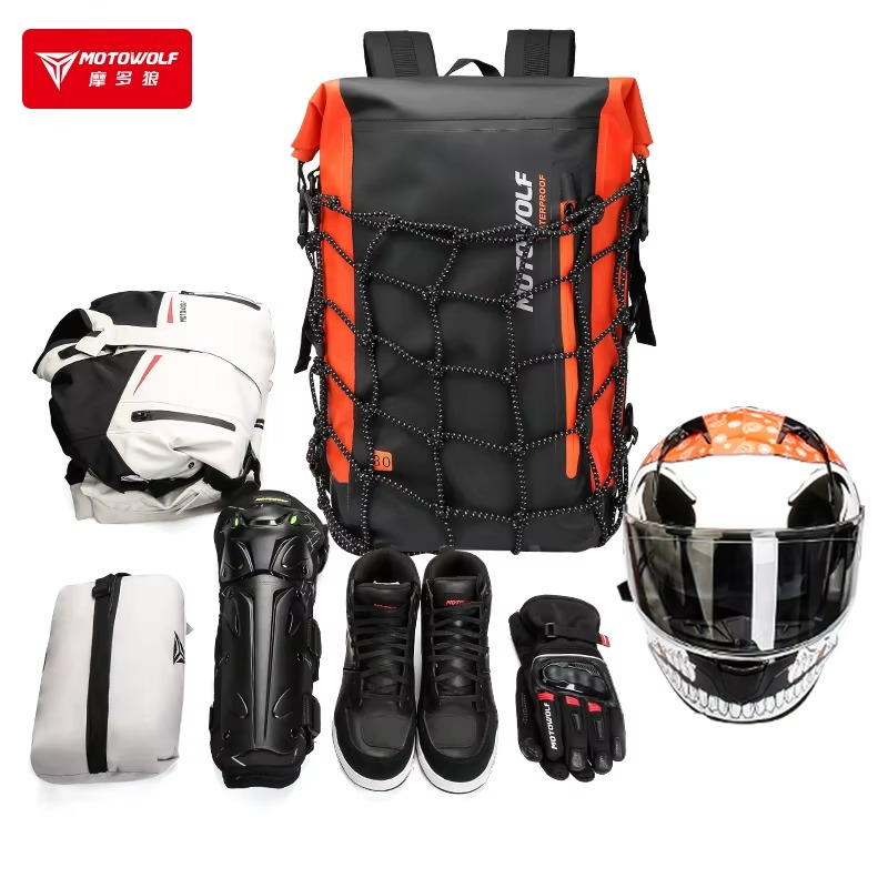 PLANETKRON's tweet image. MOTOWOLF Waterproof Motorcycle Backpack  Large Capacity PVC Helmet Travel Shoulder Bag with Net Storage
#MOTOWOLF
#MotorcycleBackpack
#RiderLife
#BikeTravel
#WaterproofBag
#MotorbikeGear
#AdventureRider
#BikeAccessories
#TravelBackpack
#MotorcycleLifestyle
#RideSafe
#planetkron