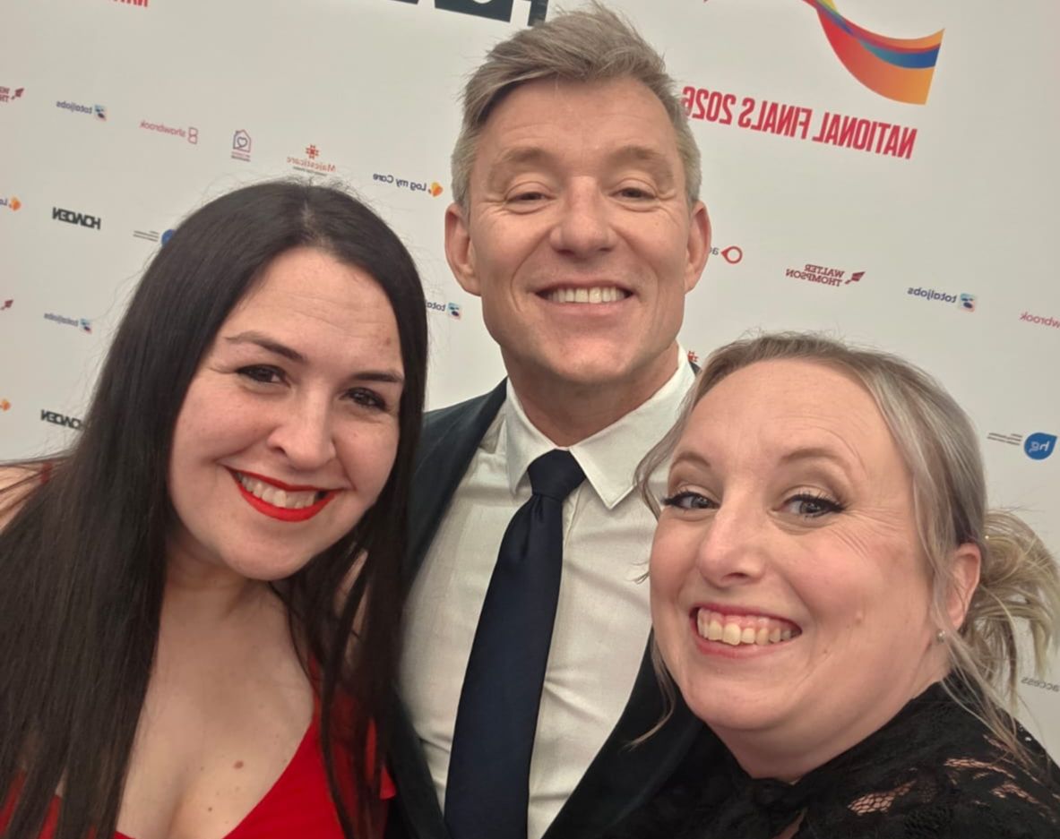 careiscentral's tweet photo. Celebrating Lauren and Talia's win at the Great British Care Awards National Ceremony.  🏆🏆🏆🏆

In a room of more than 1,500 people at the ICC in Birmingham, they were awarded ⭐Highly Commended⭐ A thoroughly deserved recognition for the creativity, care and energy they bring https://t.co/sVmePbl3fi